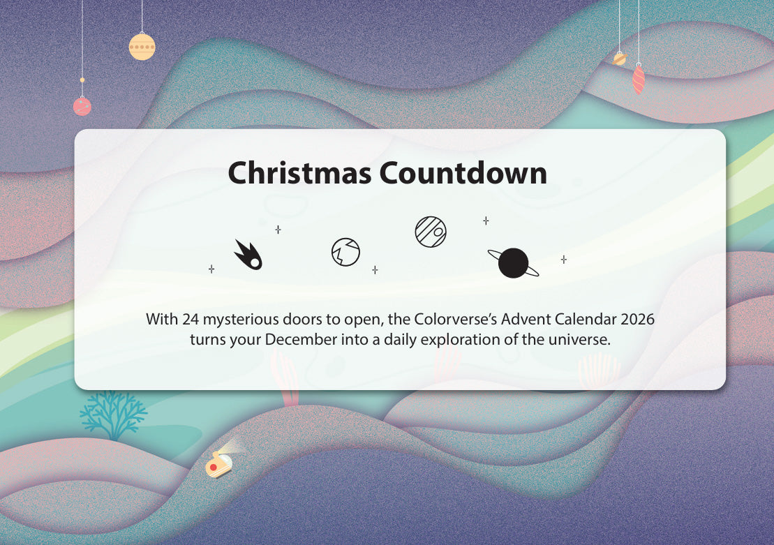 Colorverse Colorvent Ink Calendar - 2026 Edition - Fountain Pen Ink Set