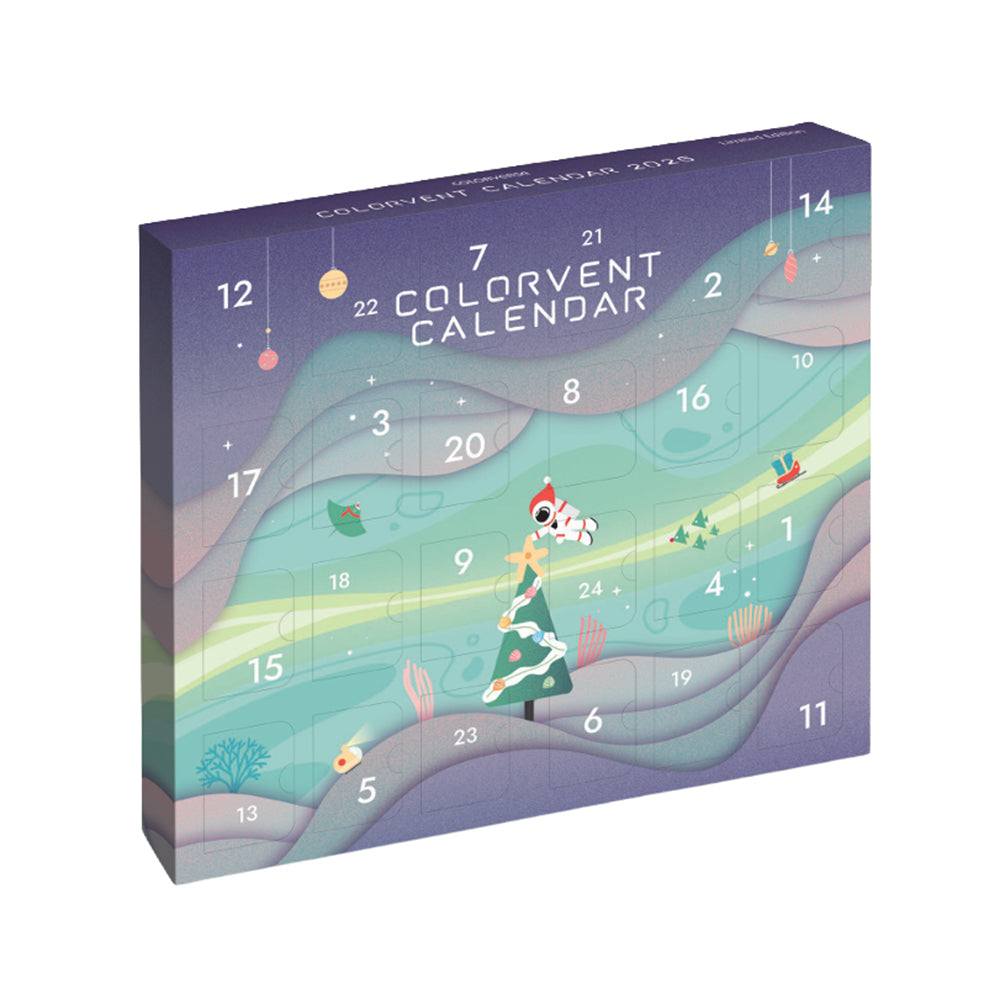 Colorverse Colorvent Ink Calendar - 2026 Edition - Fountain Pen Ink Set
