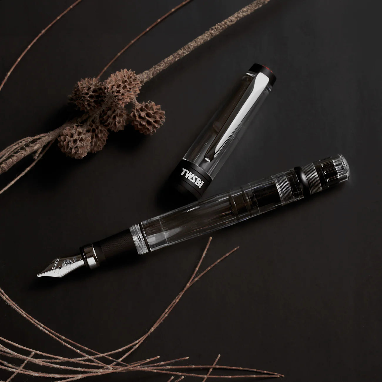 TWSBI Diamond 580ALR Fountain Pen - Black - Piston Filler - Demonstrator - Made in Taiwan lifestyle 2