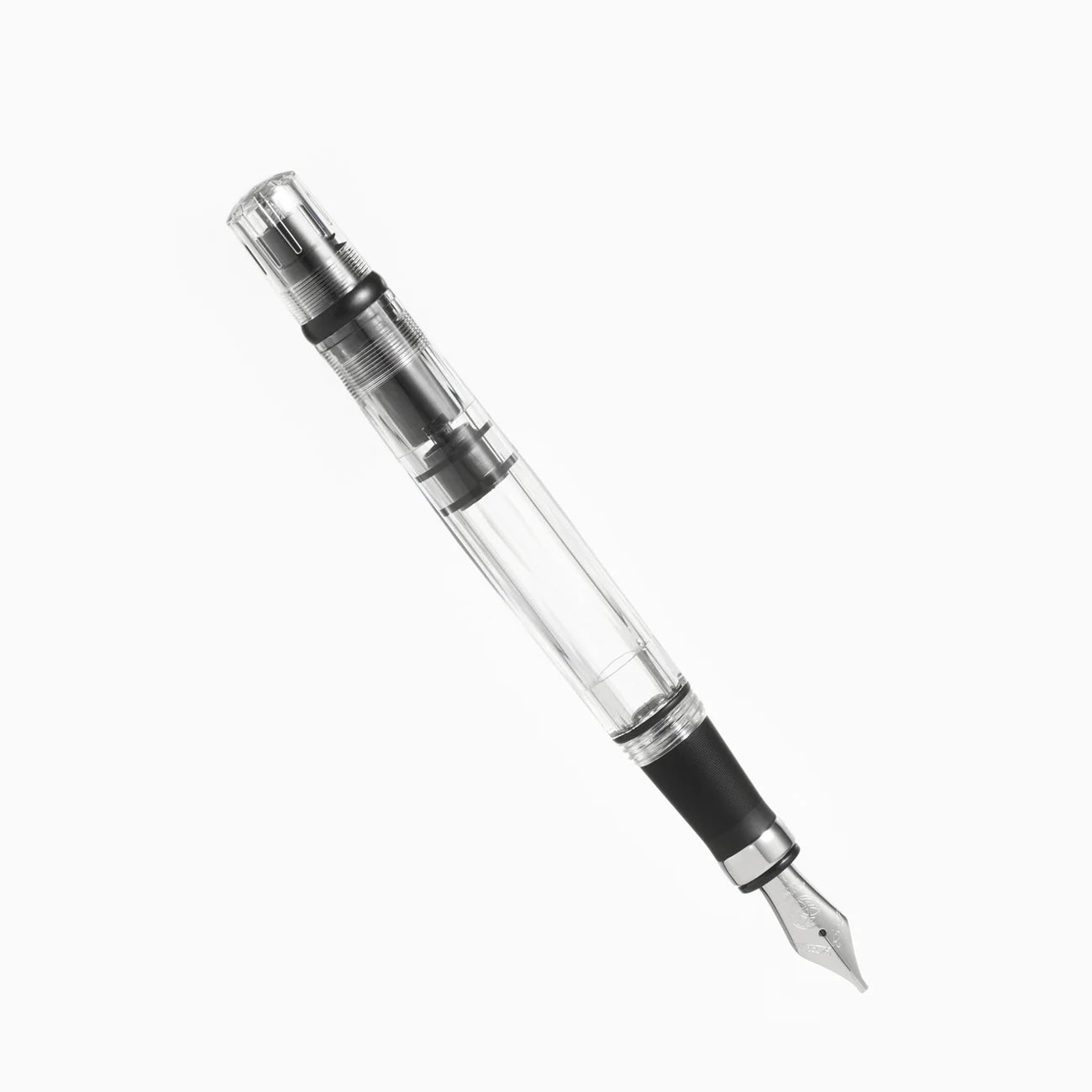 TWSBI Diamond 580ALR Fountain Pen - Black - Piston Filler - Demonstrator - Made in Taiwan uncapped