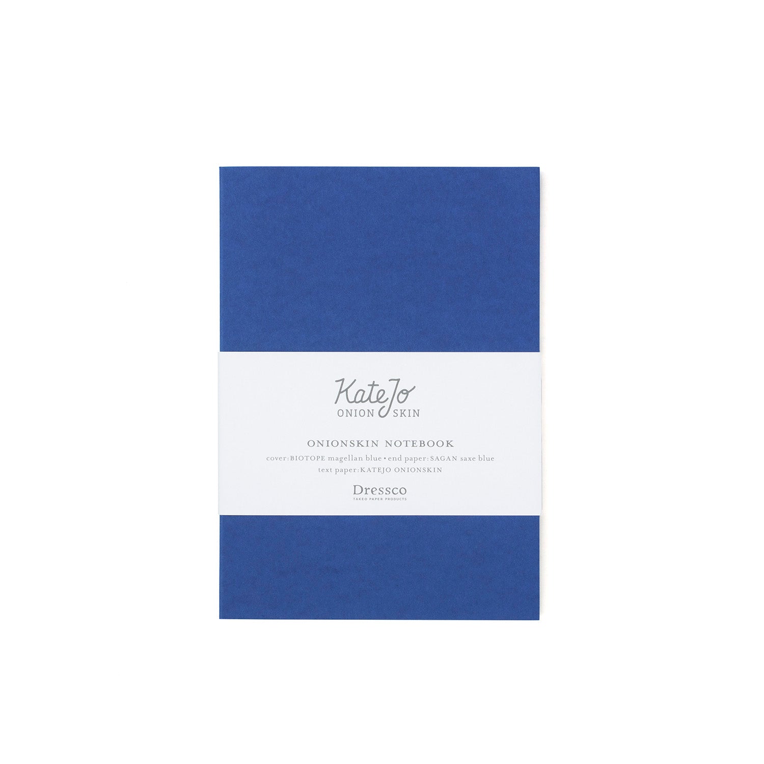 Dressco Onionskin Notebook - A6 - Blue