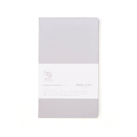 Dressco Paper Notebook L - A5 Slim - SPICA Bond Paper - White