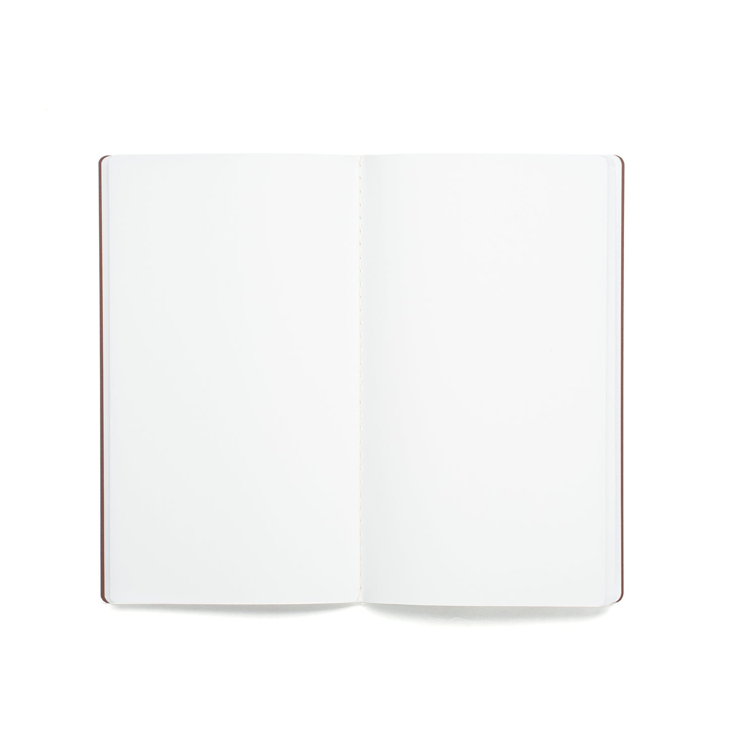 Dressco Stitched Notebook - A6 Slim - SPICA Bond Paper - Milky White open