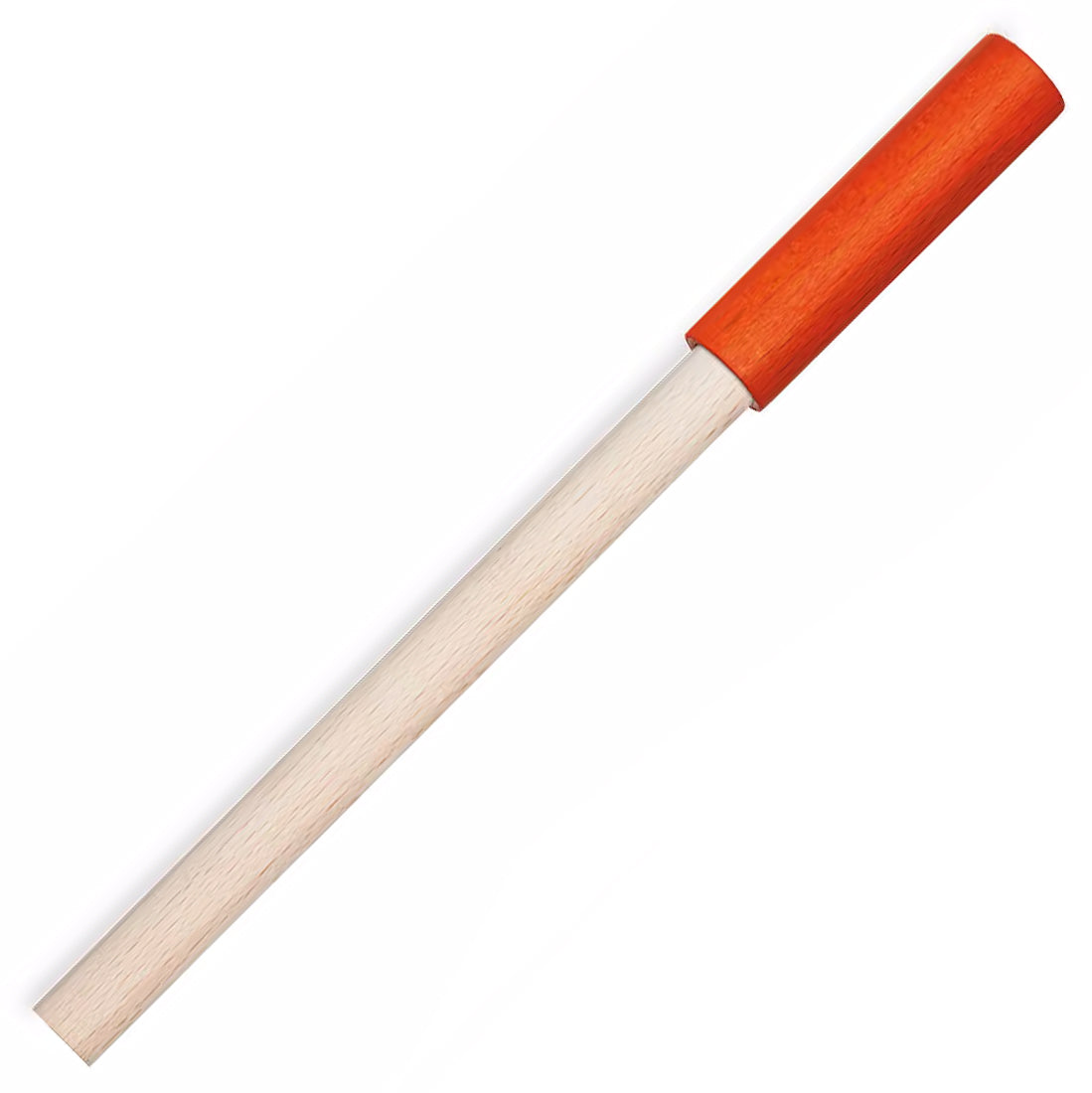 e+m Holzprodukte Cap Wood Ballpoint Pen orange | Made in Germany