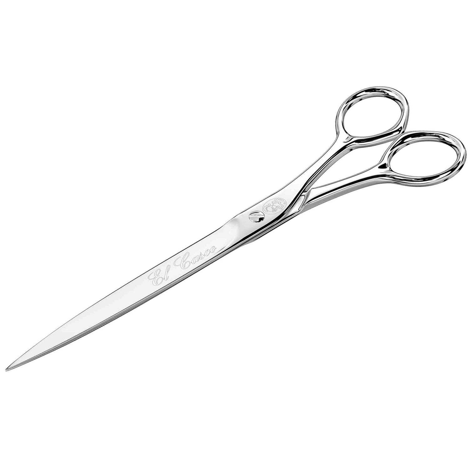 El Casco Chrome 9 inch Scissors Made in Spain angle