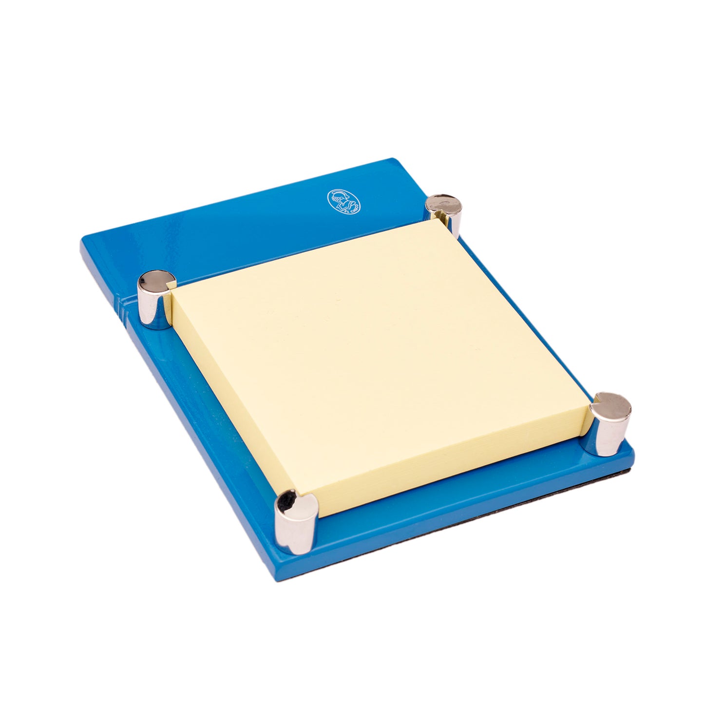 El Casco Sticky Note Holder M-671CG - Blue Chrome - Made in Spain