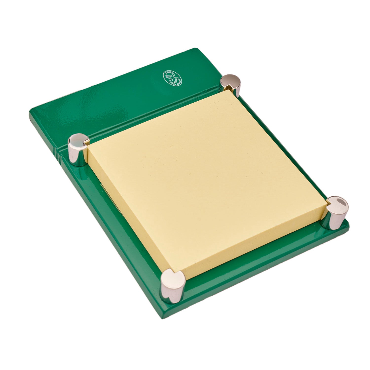 El Casco Sticky Note Holder M-671CG - Green Chrome - Made in Spain