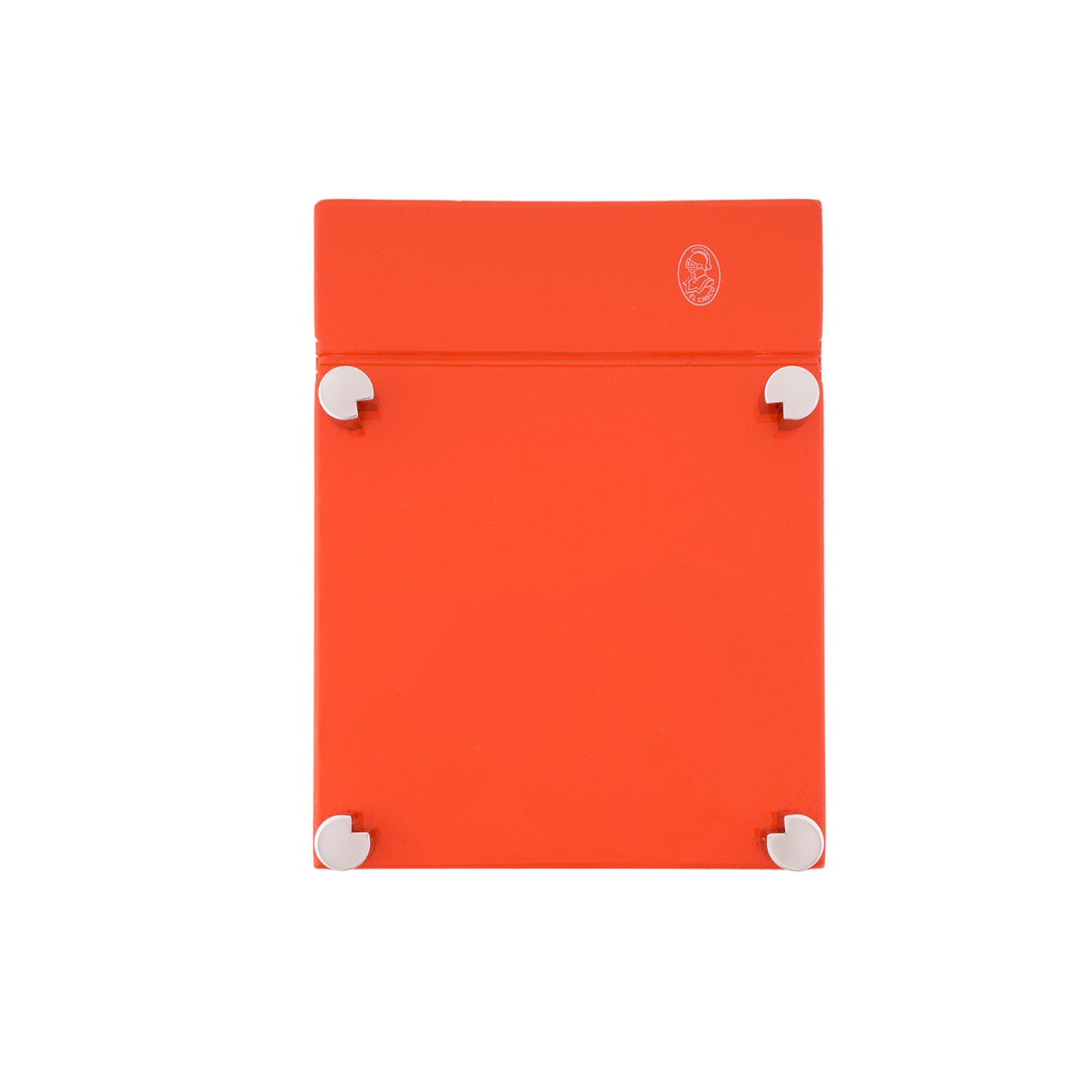 El Casco Sticky Note Holder M-671CG - Orange Chrome - Made in Spain front