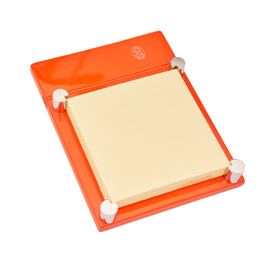 El Casco Sticky Note Holder M-671CG - Orange Chrome - Made in Spain