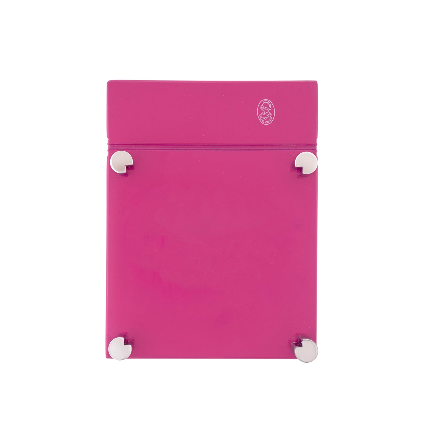 El Casco Sticky Note Holder M-671CG - Purple Chrome - Made in Spain front