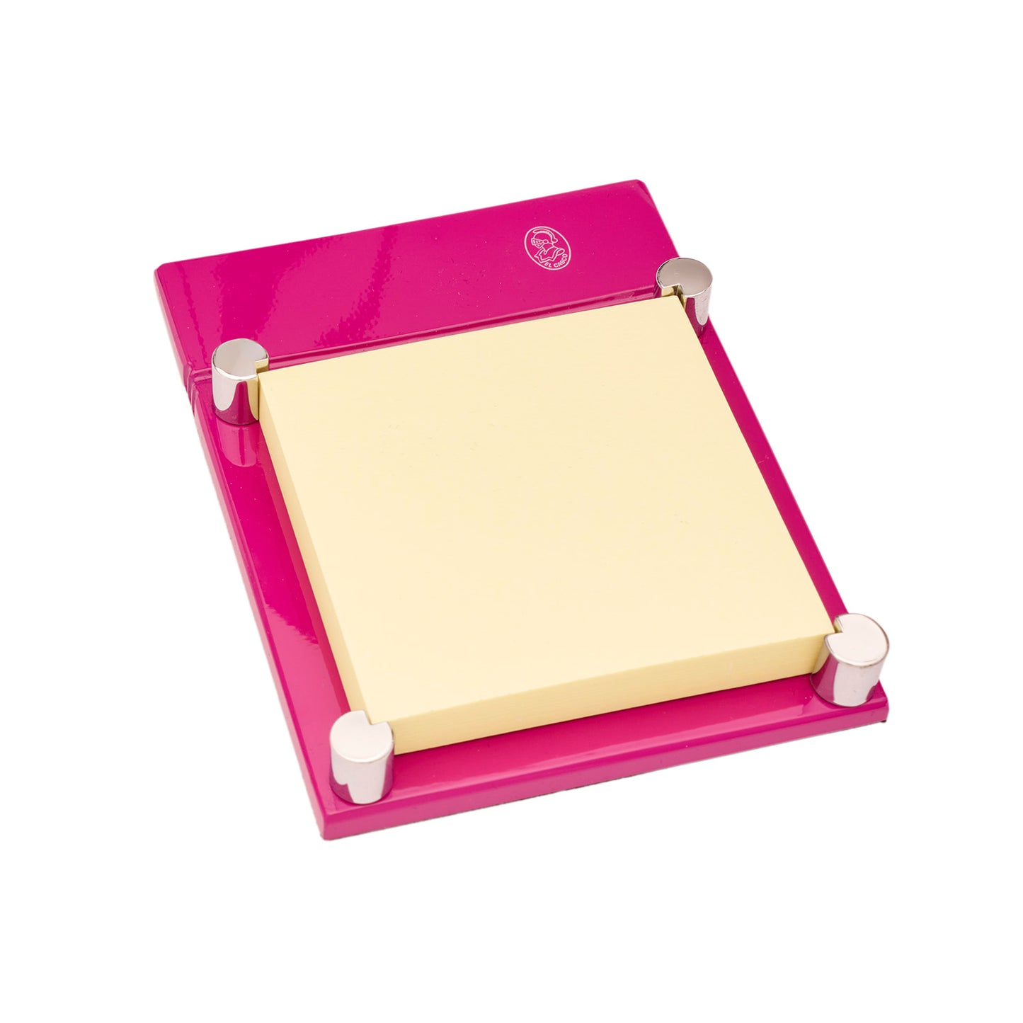 El Casco Sticky Note Holder M-671CG - Purple Chrome - Made in Spain