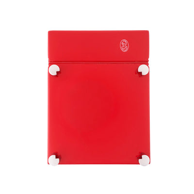 El Casco Sticky Note Holder M-671CG - Red Chrome - Made in Spain front