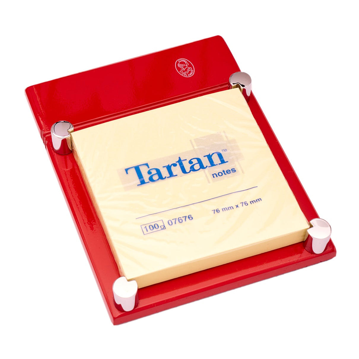El Casco Sticky Note Holder M-671CG - Red Chrome - Made in Spain