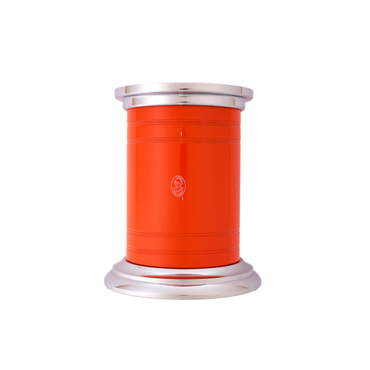 El Casco Pencil Cup M-654 - Pen Holder - Orange Chrome - Made in Spain