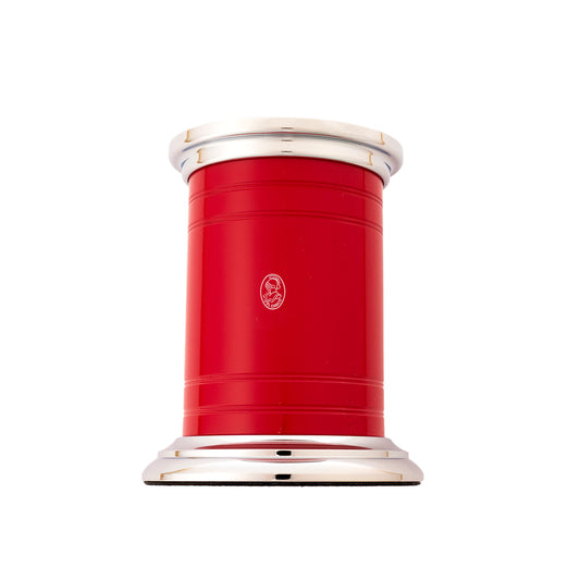 El Casco Pencil Cup M-654 - Pen Holder - Red Chrome - Made in Spain