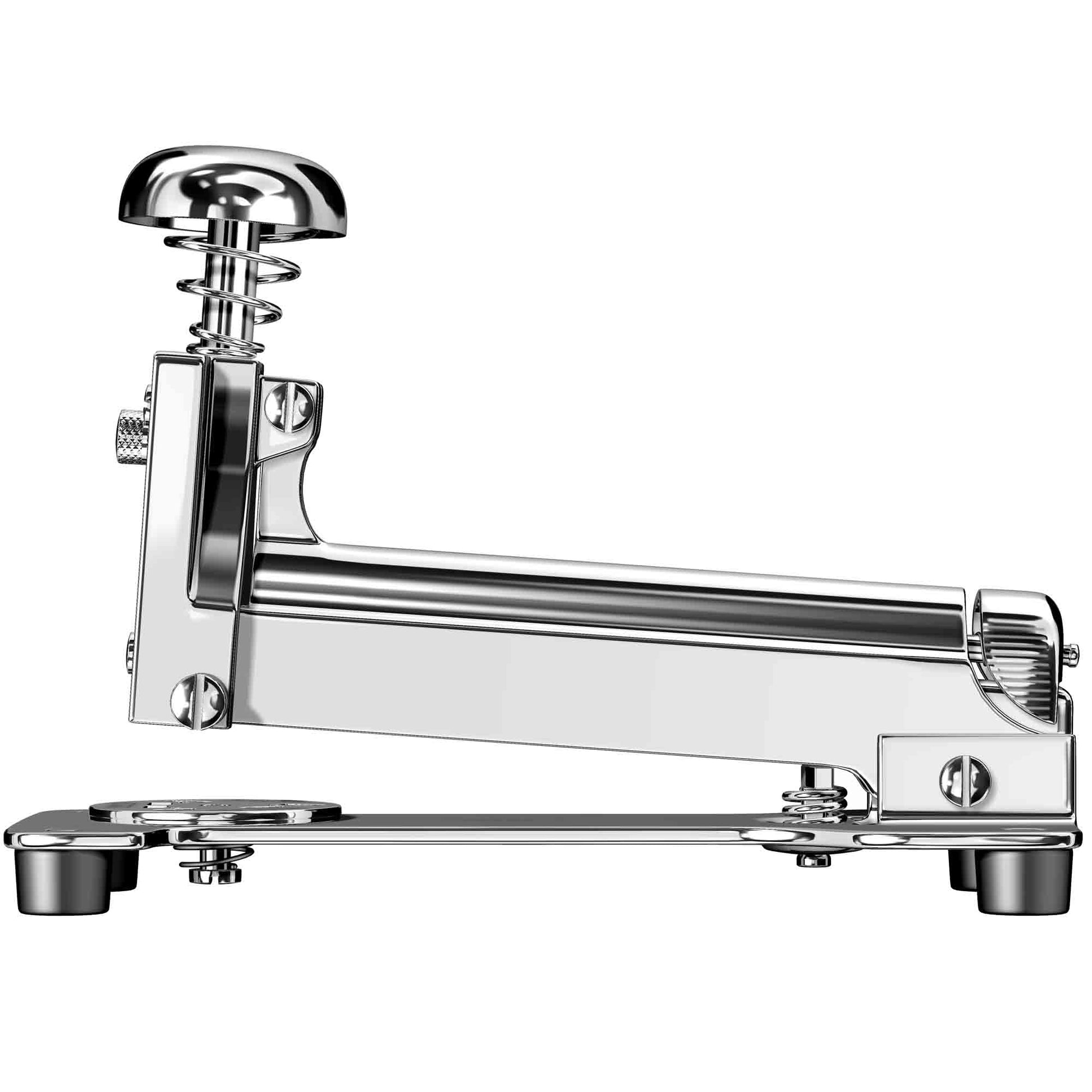 El Casco Heavy Duty Desk Stapler - Shiny Chrome - Made in Spain side