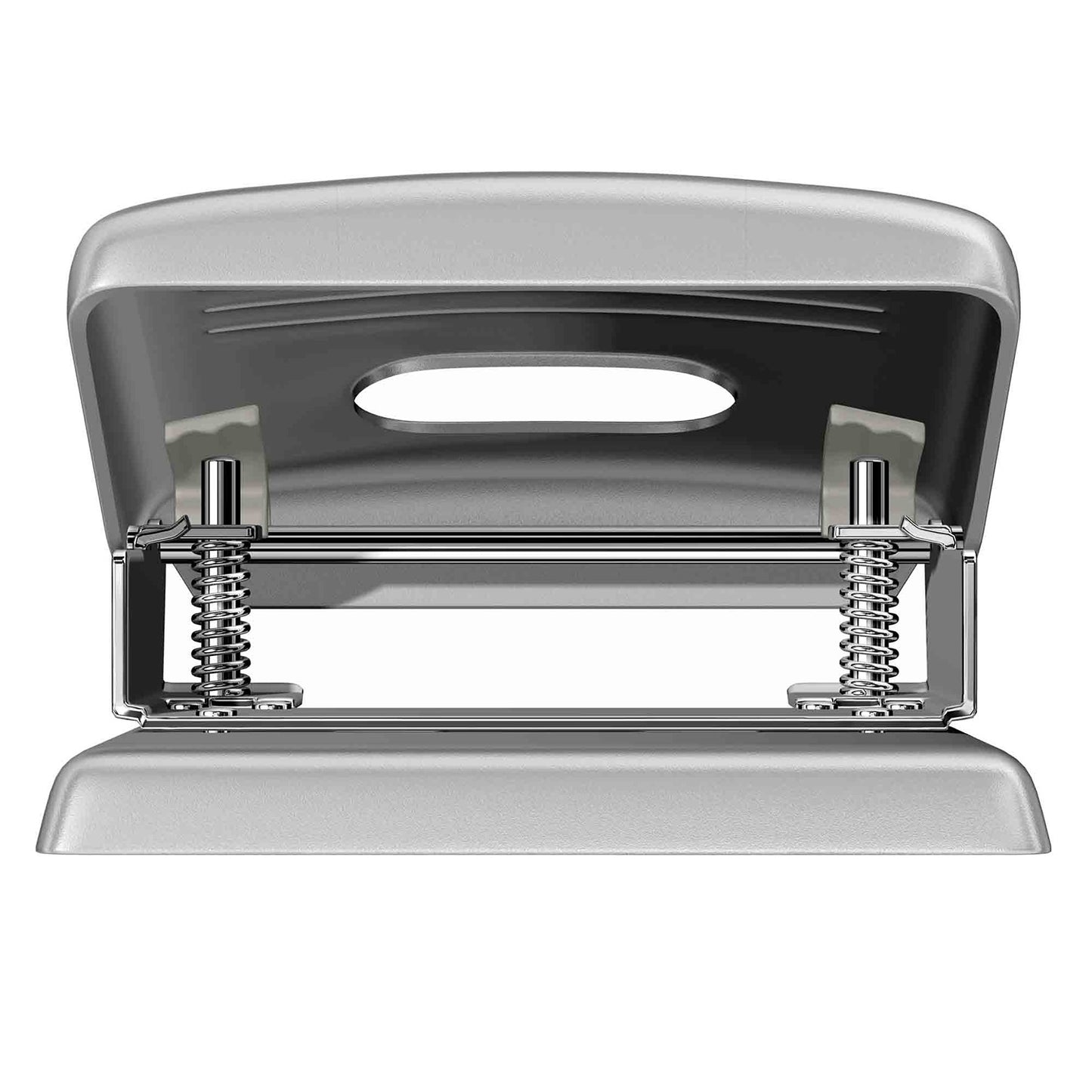 El Casco Two-Hole Punch - Gray Chrome - Made in Spain back