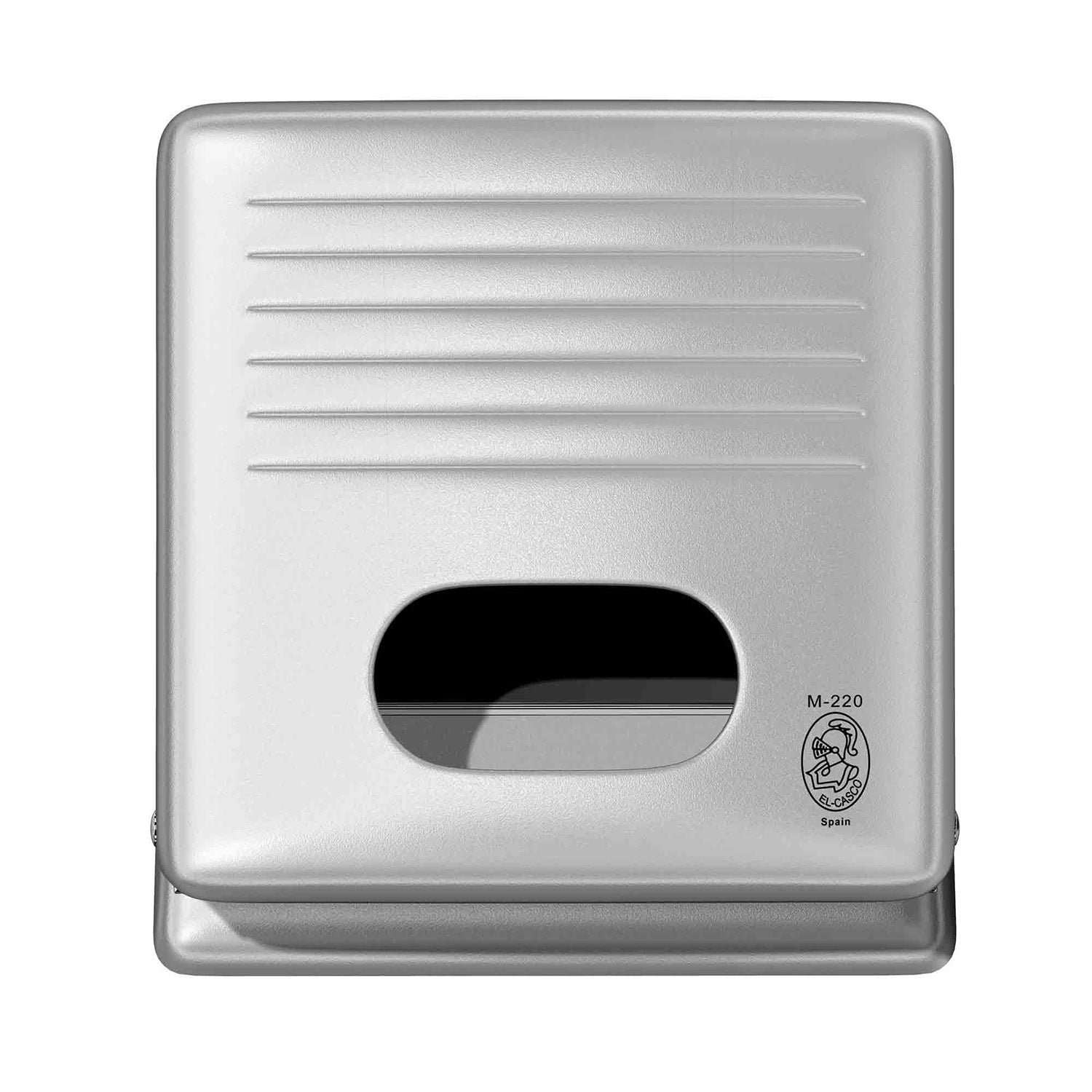 El Casco Two-Hole Punch - Gray Chrome - Made in Spain top