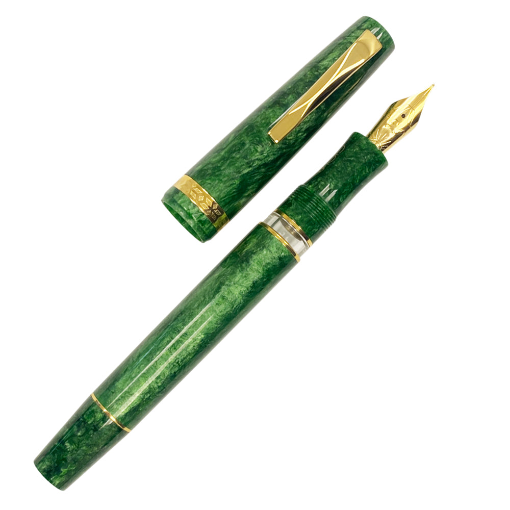 Gioia Metis 2.0 Fountain Pen - Green - Gold Trim
