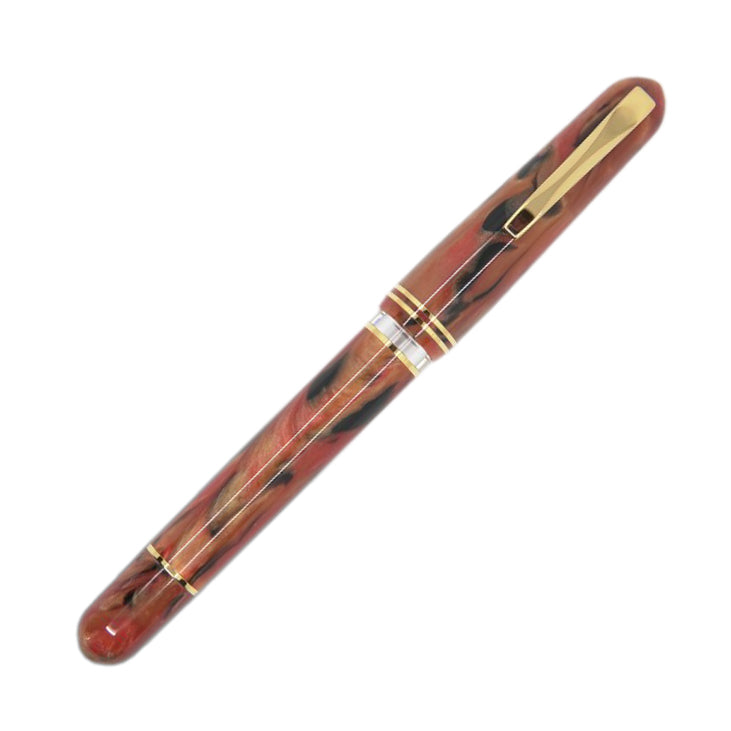 Gioia Metis Fountain Pen - Terre Di Napoli - Gold Trim Capped