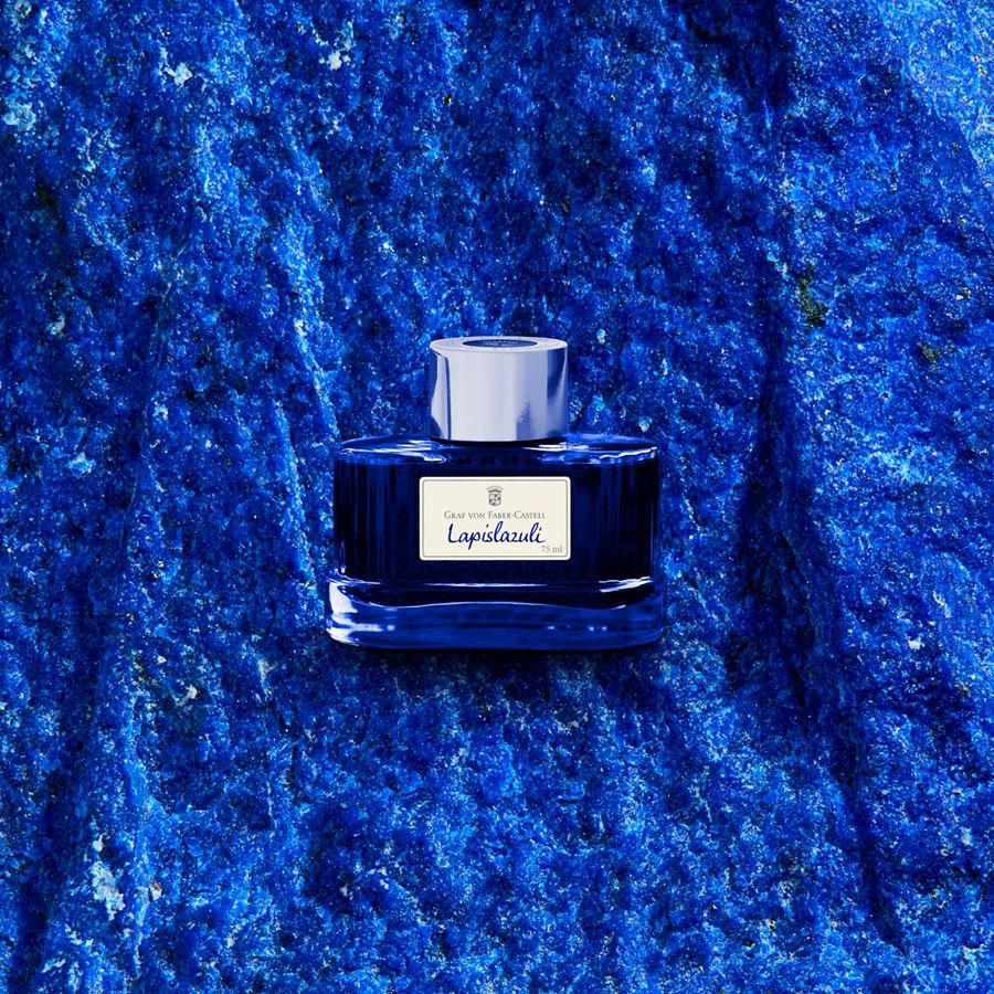 Graf Von Faber-Castell Fountain Pen Ink - 75 ml Bottle - Lapis Lazuli lifestyle