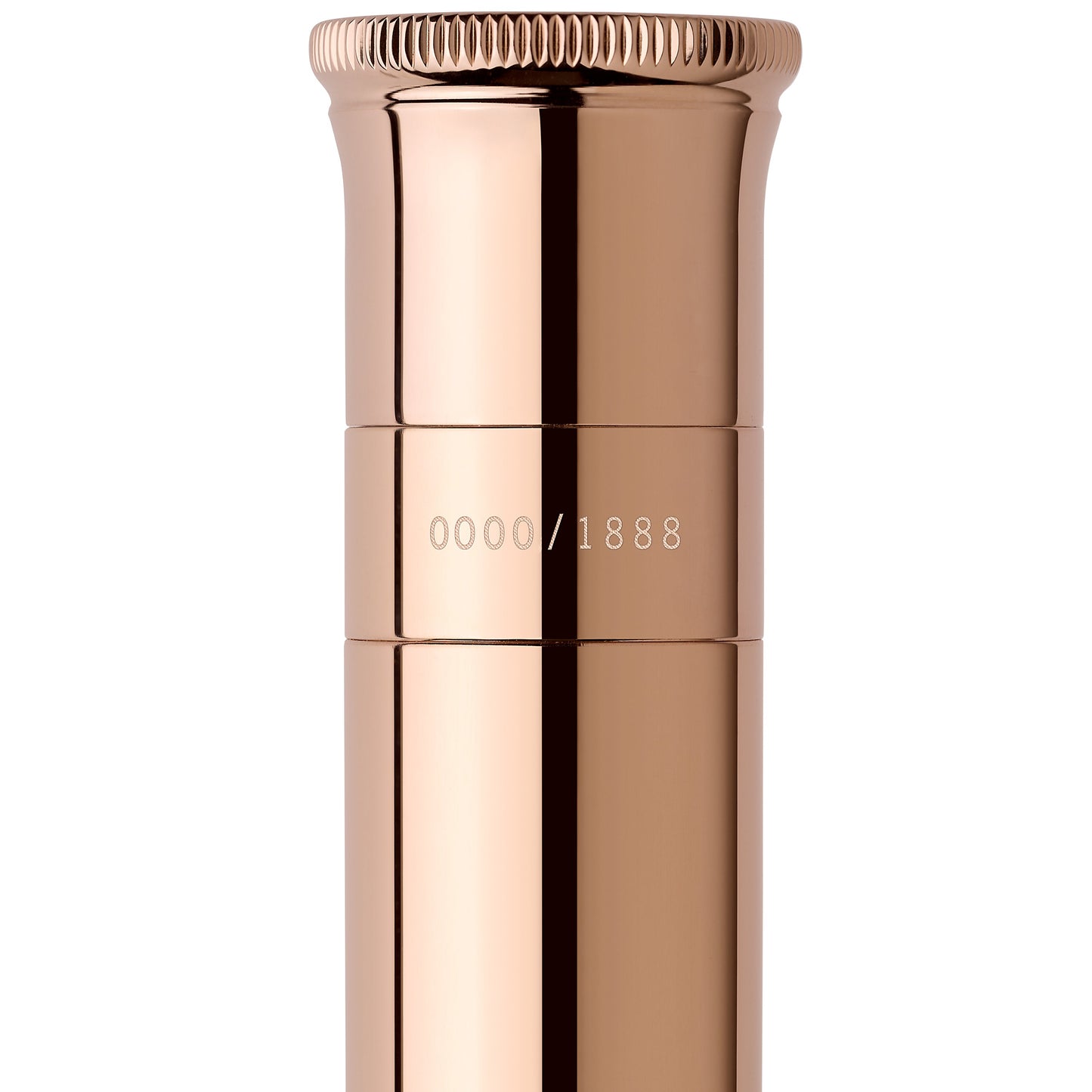 Graf Von Faber-Castell Classic Fountain Pen - Rose Gold Snakewood Limited Edition - Made in Germany cap detail