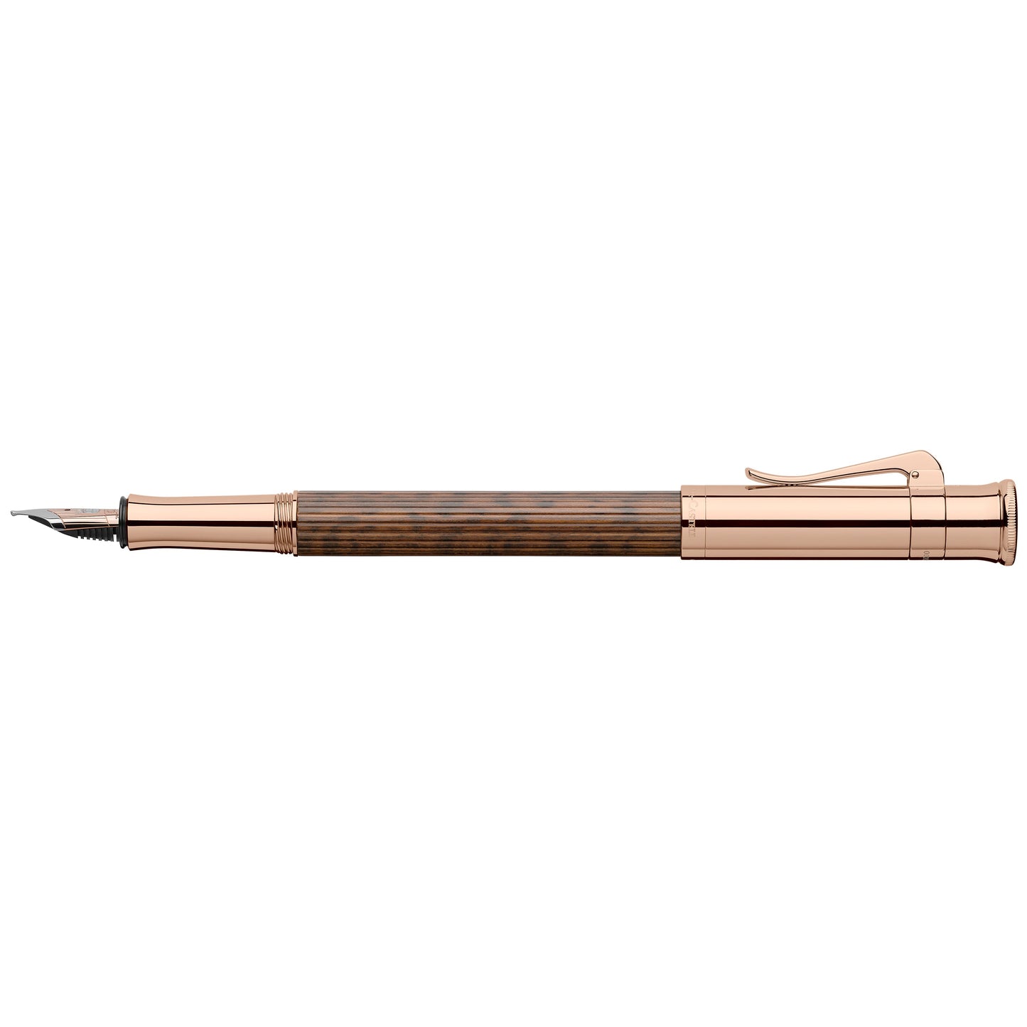 Graf Von Faber-Castell Classic Fountain Pen - Rose Gold Snakewood Limited Edition - Made in Germany posted