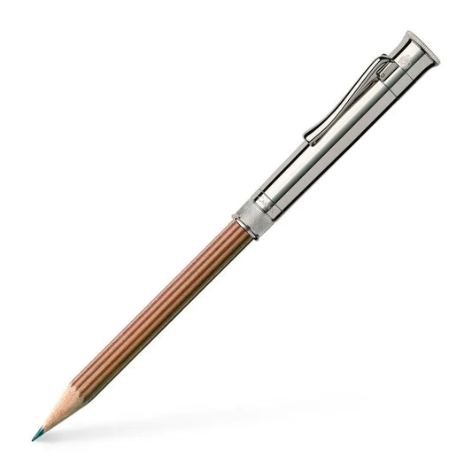 Graf Von Faber-Castell Perfect Pencil Set With Extender and Sharpener - Platinum Plated Brown