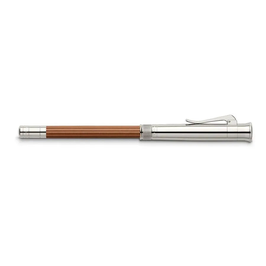 Graf Von Faber-Castell Perfect Pencil Set With Extender and Sharpener - Platinum Plated Brown capped