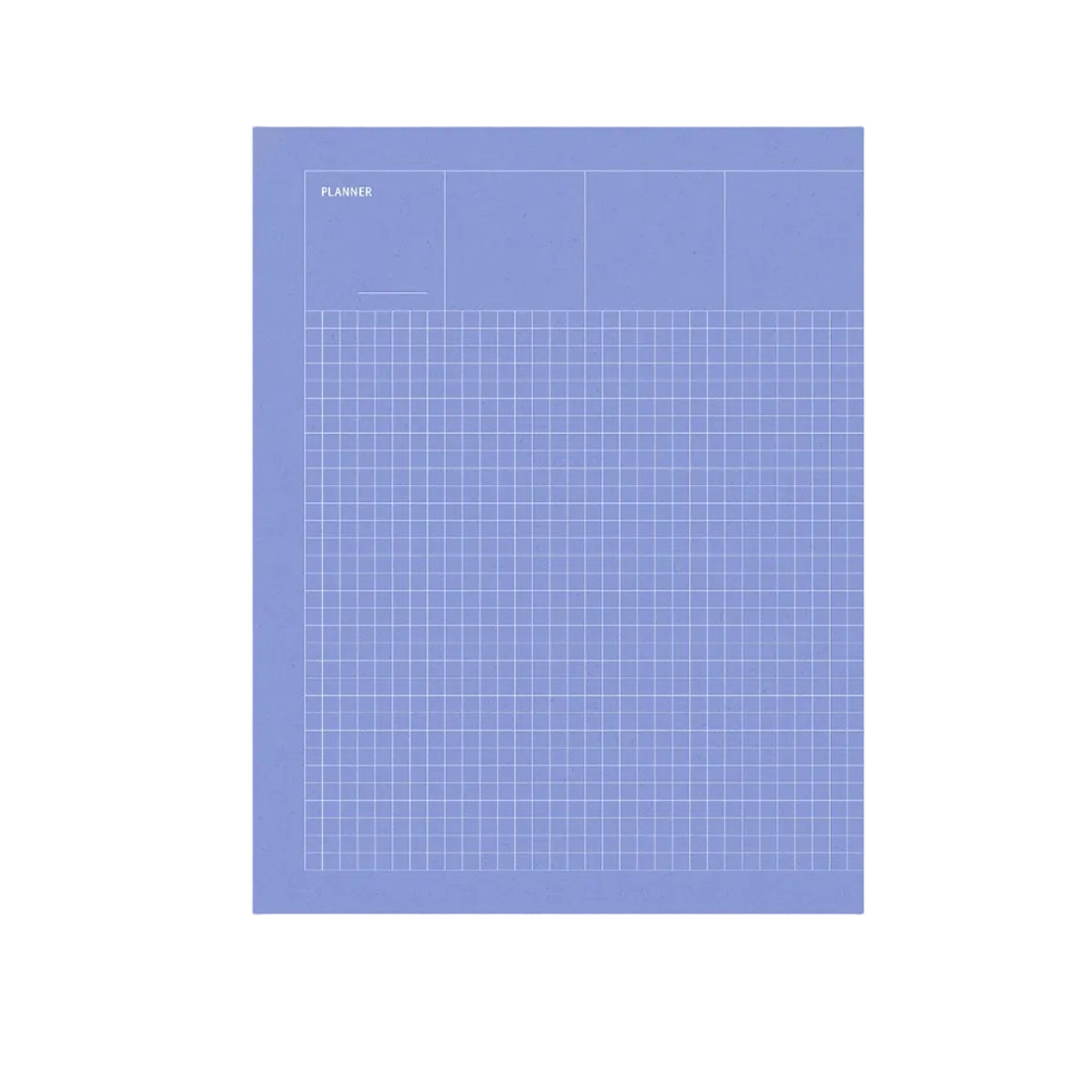 Grid Undated Planner - Fountain Pen Friendly Planner - True Blue