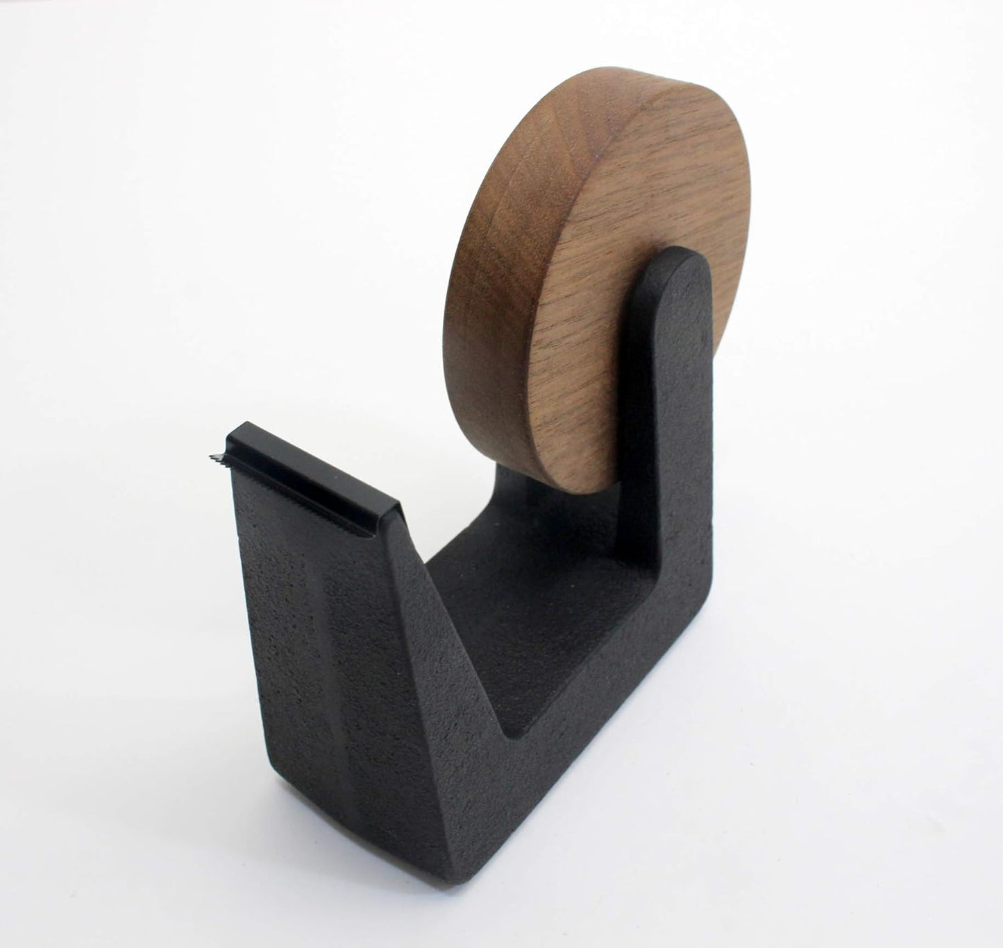 Ikenaga Iron Works Cast Iron Tetu Tape Cutter Dispenser - Made in Japan angle