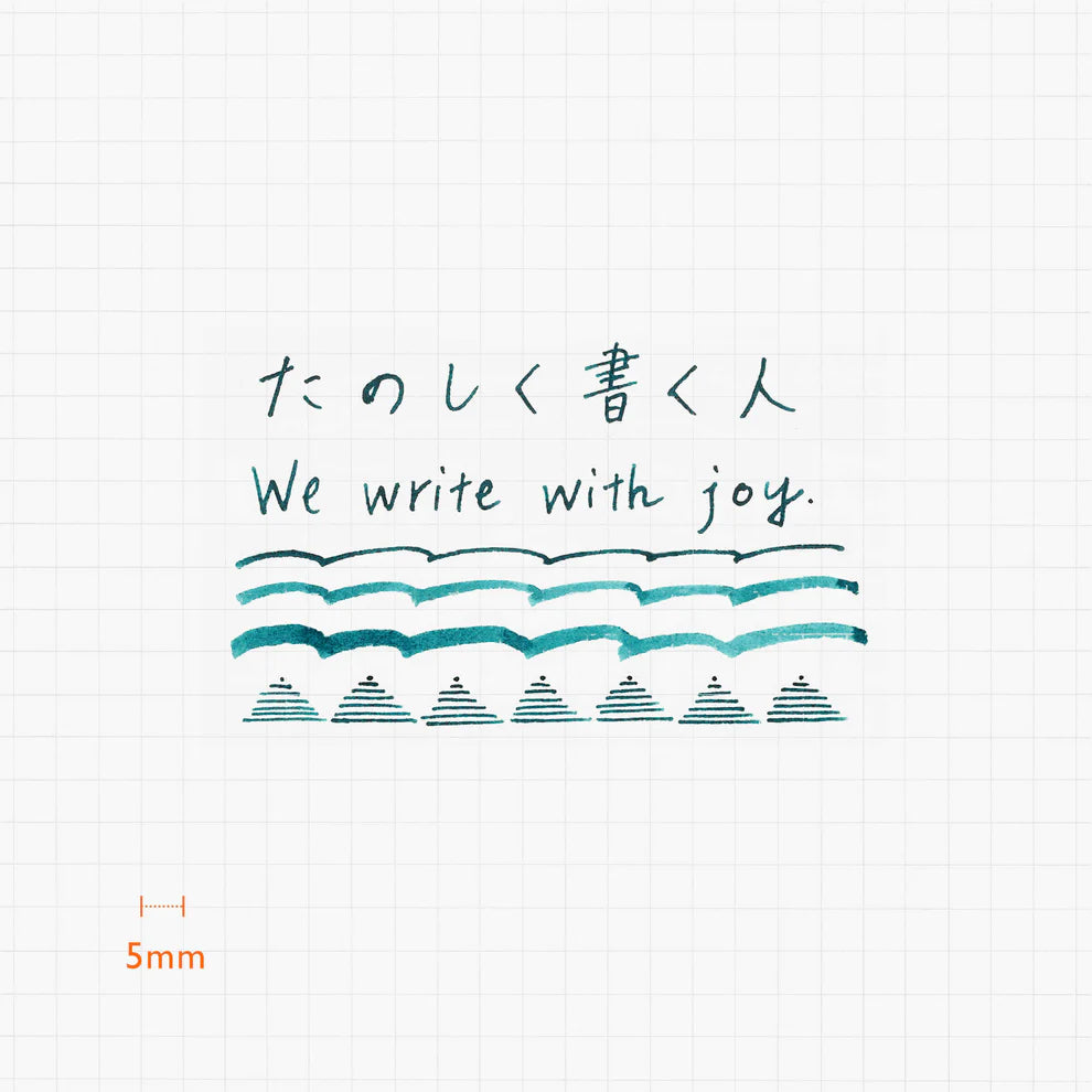 Kakimori Metal Nib Copper | Dip Pen Nib | Made in Japan writing sample