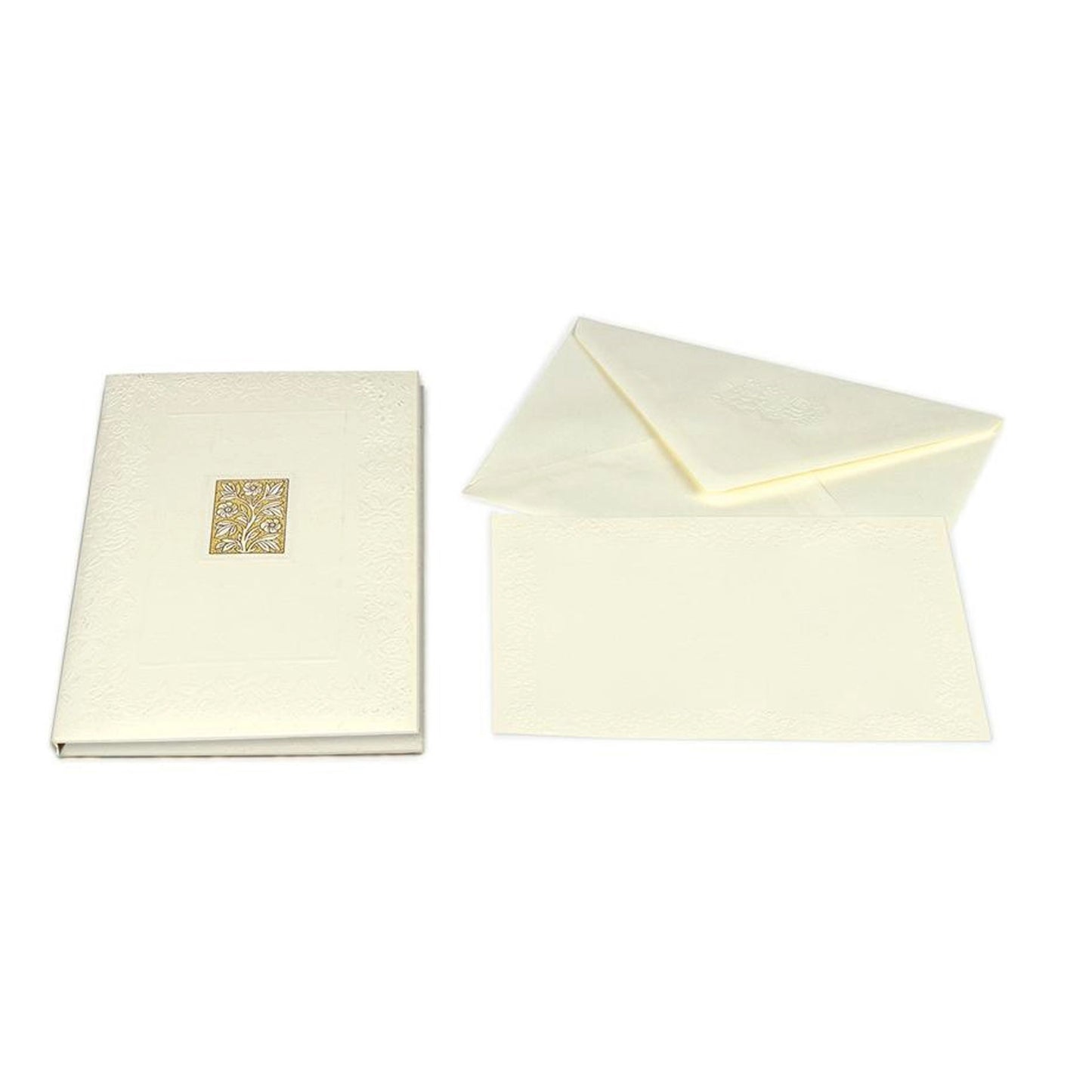 Kartos Madame Embossed Floral Card Set Made in Italy