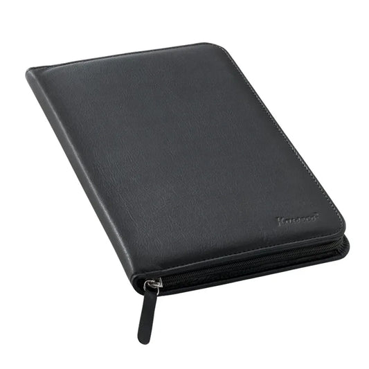 Kaweco Organizer A5 - Leather - Pen + Notebook Case Black Made in Europe Closed