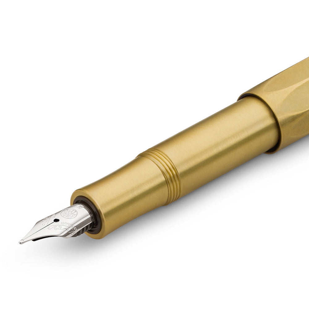 Kaweco Sport Fountain Pen - Brass Sport - Made In Germany nib