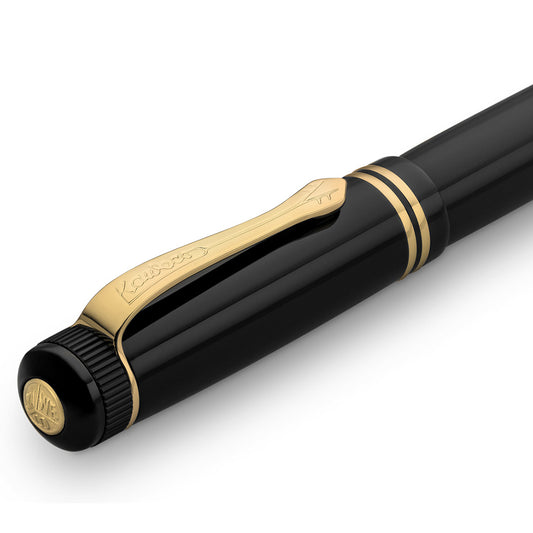 Kaweco DIA2 Ballpoint Pen - Black Gold - Made In Germany Finial