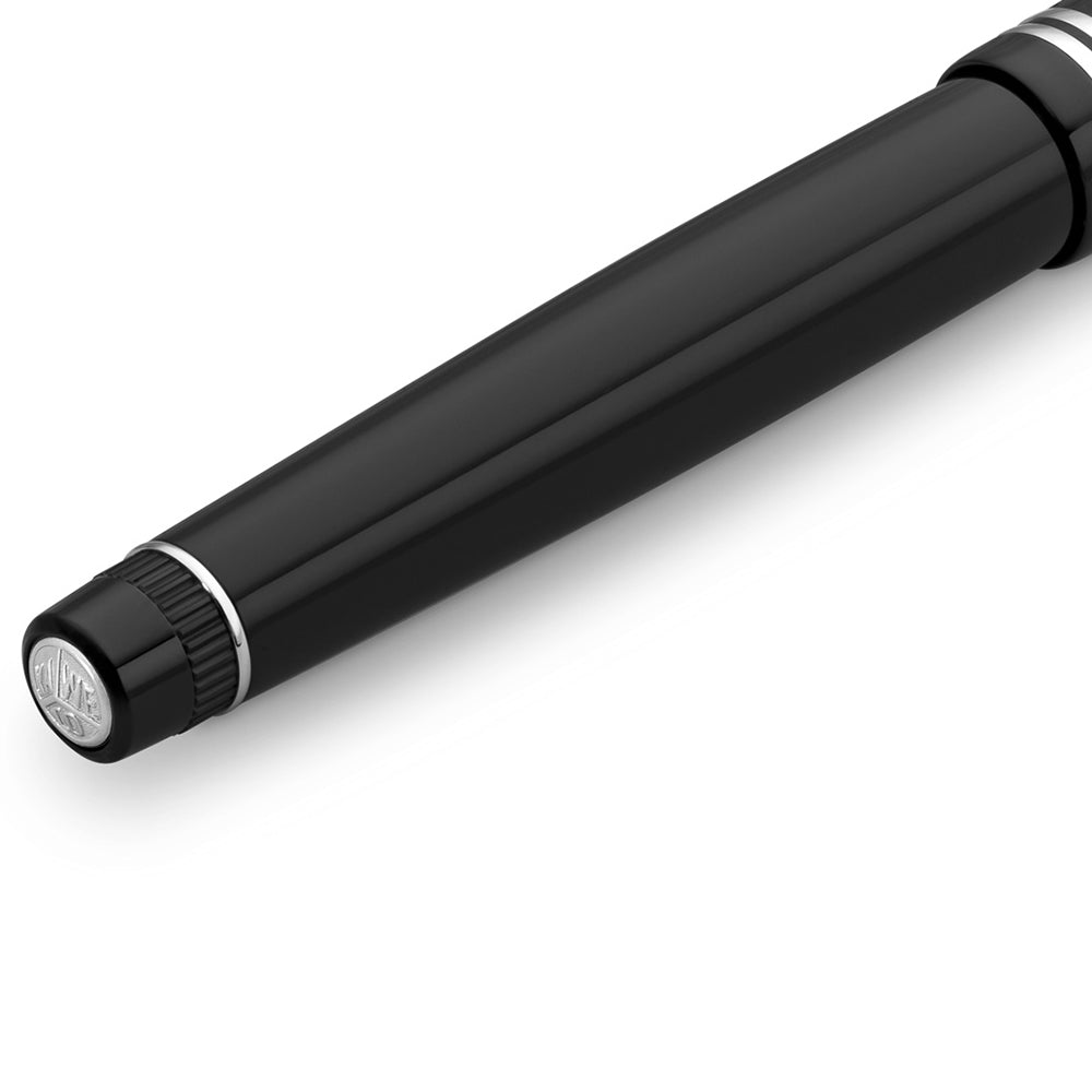 Kaweco DIA2 Rollerball Pen - Black Chrome - Made In Germany tail