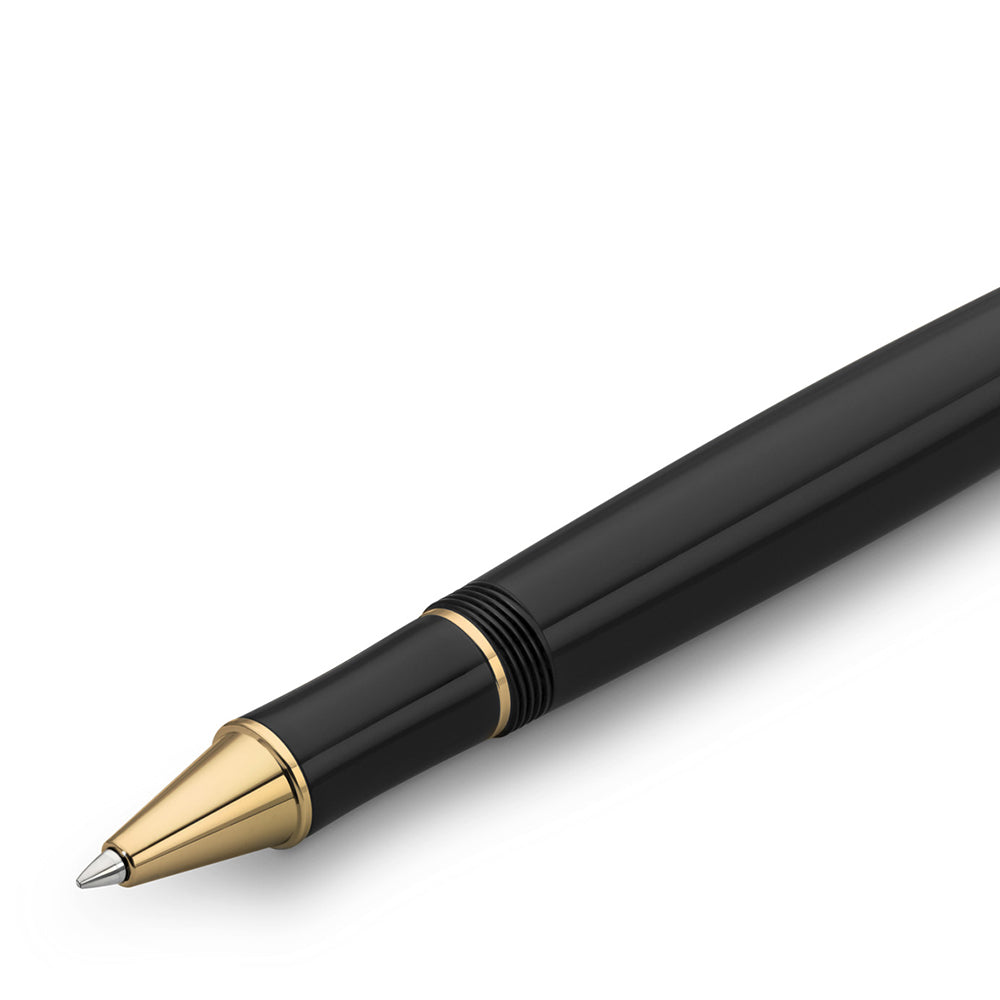 Kaweco DIA2 Rollerball Pen - Black Gold - Made In Germany tipped