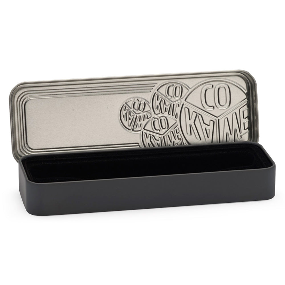 Kaweco Original Ballpoint Pen - Black Chrome - Made In Germany tin