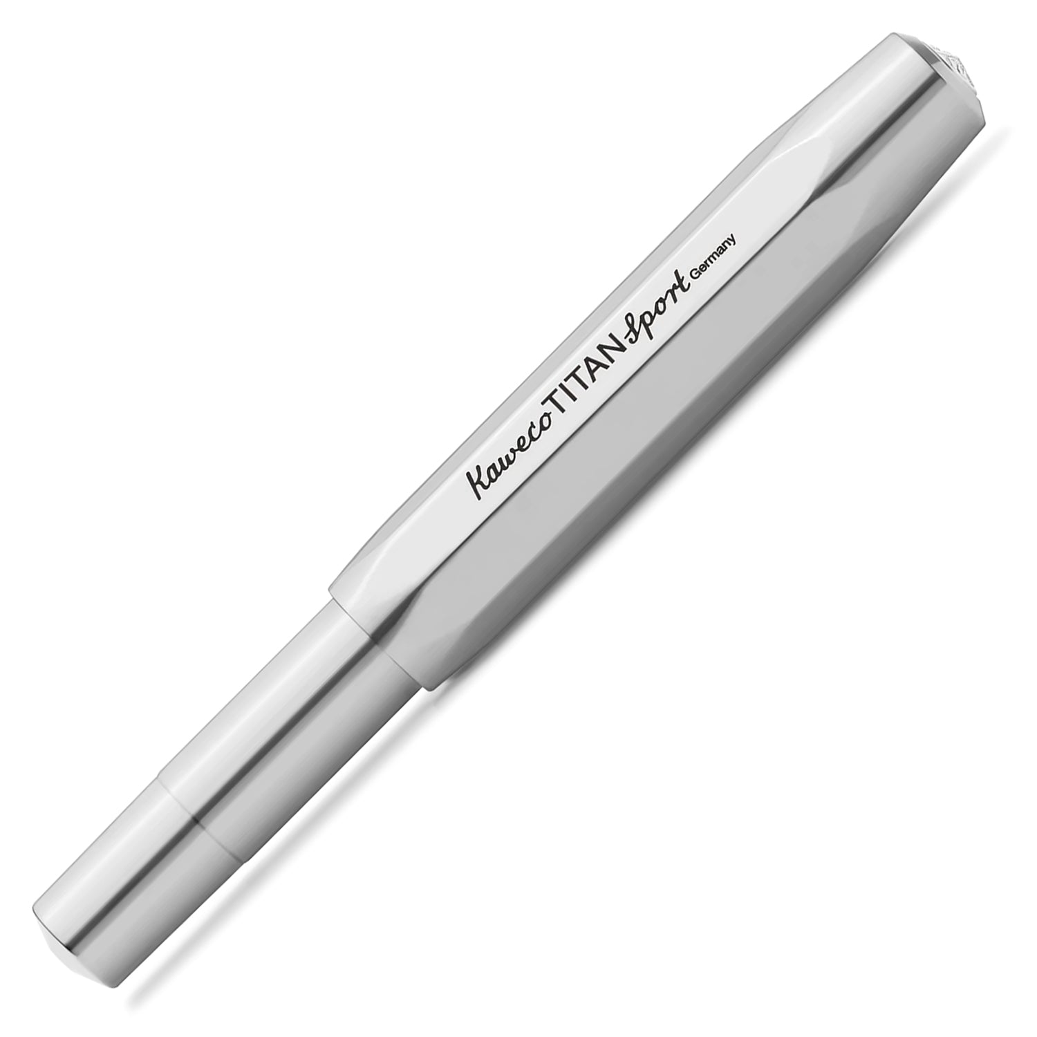 Kaweco Sport Fountain Pen - Titan Sport - Titanium - Made In Germany Capped