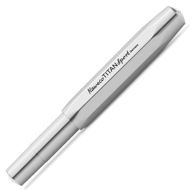 Kaweco Sport Fountain Pen - Titan Sport - Titanium - Made In Germany Capped