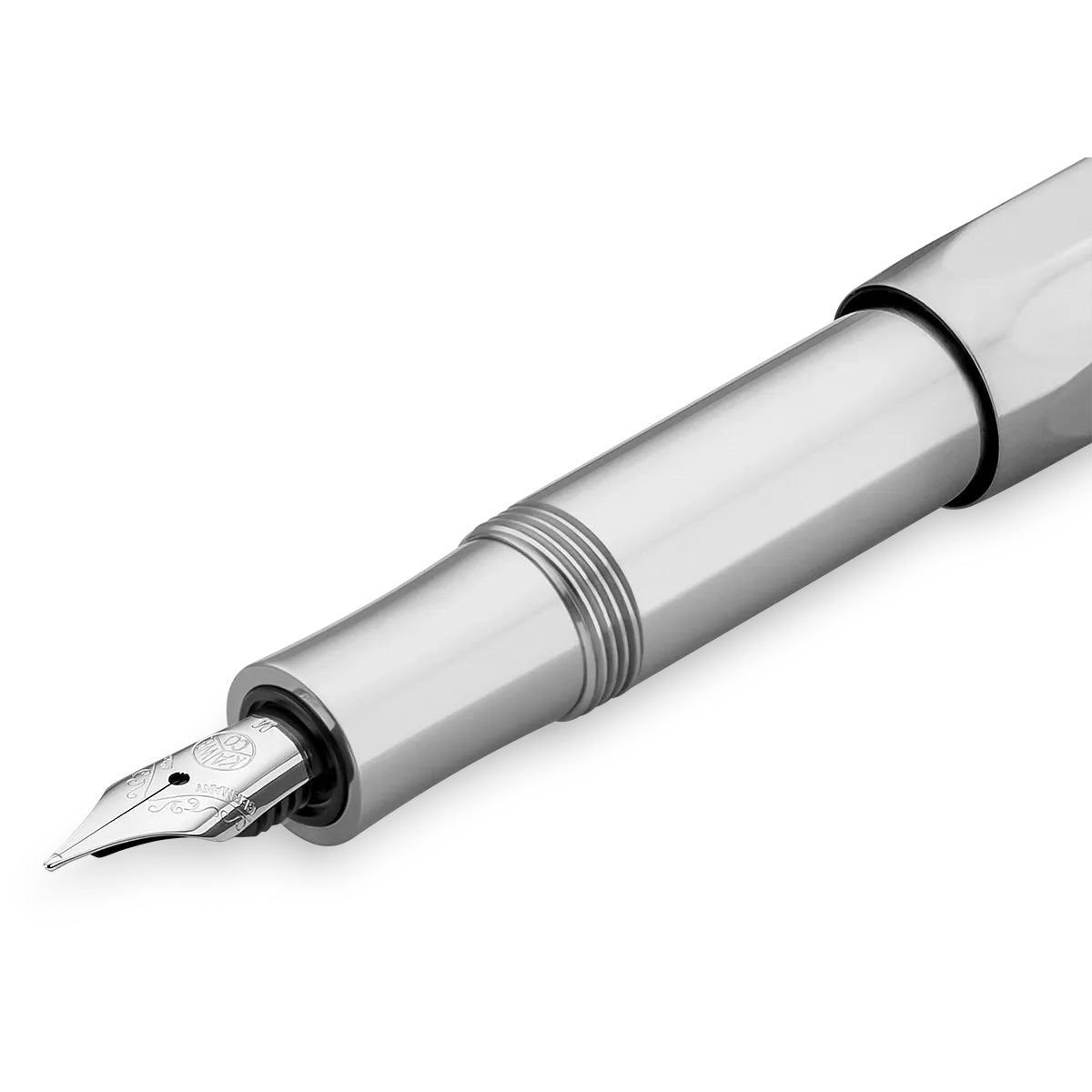 Kaweco Sport Fountain Pen - Titan Sport - Titanium - Made In Germany nib detail