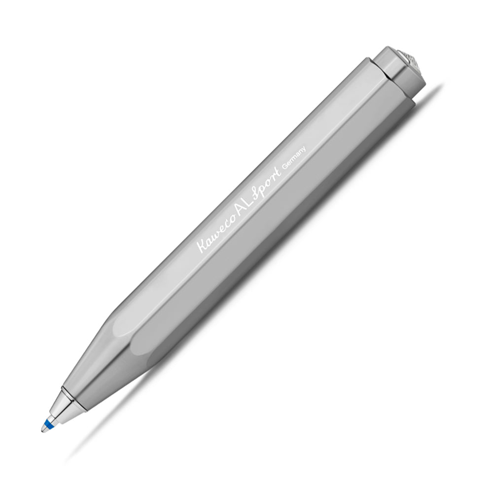 Kaweco AL Sport Ballpoint Pen - Raw Aluminum - Made In Germany