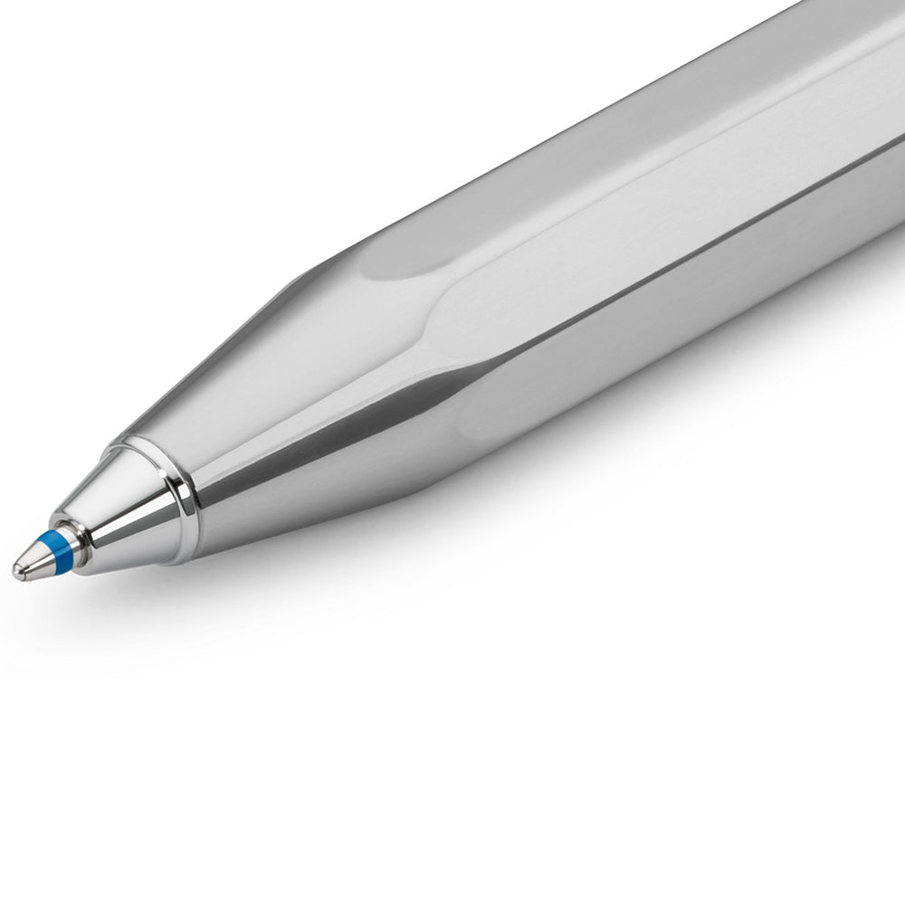 Kaweco AL Sport Ballpoint Pen - Raw Aluminum - Made In Germany tip