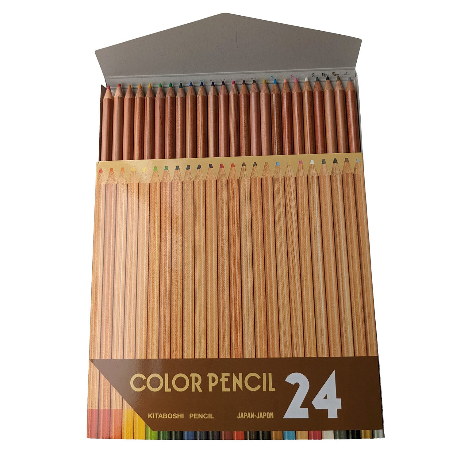 Kitaboshi Color Pencils - Set of 24 - Made In Japan box open