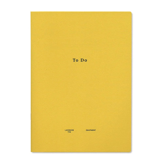 Laconic Style Notebook - A5 - To Do - Fountain Pen Friendly - Made in Japan