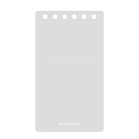 Midori Diamond Memo Pad - Small - Lined - Black - Pocket Sized - Made in Japan front page