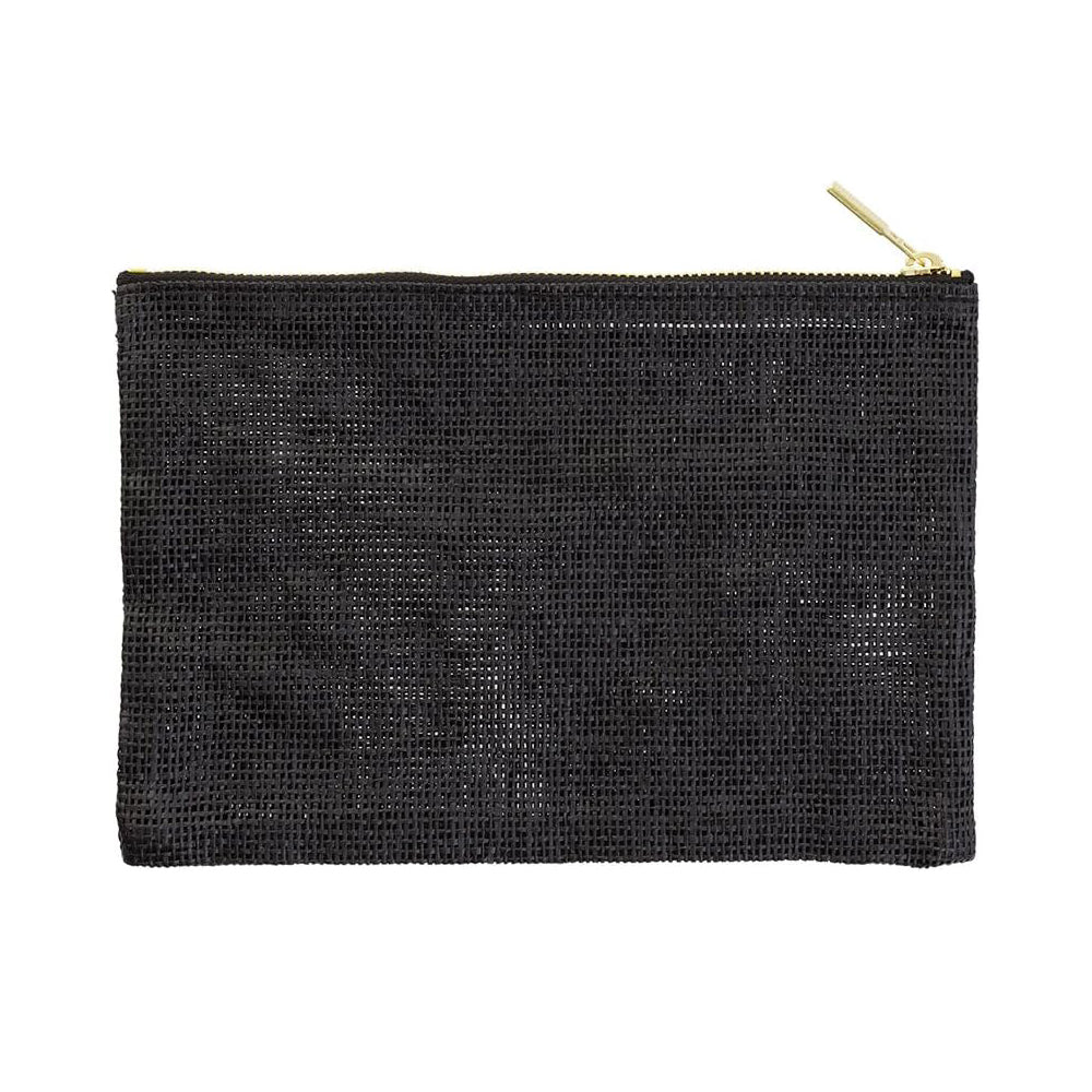 Midori PS Paper Code Pouch - Black - Made in Japan back