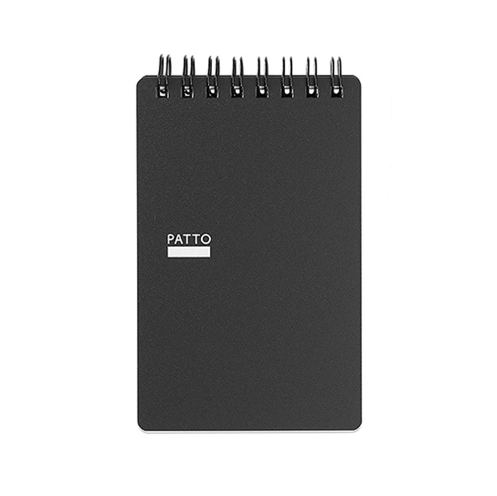 Midori Patto Quick Open Memo Pad - Black - Made in Japan