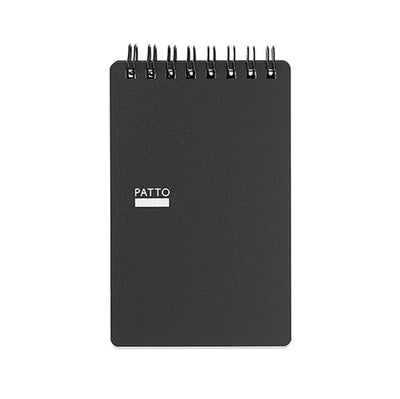 Midori Patto Quick Open Memo Pad - Black - Made in Japan